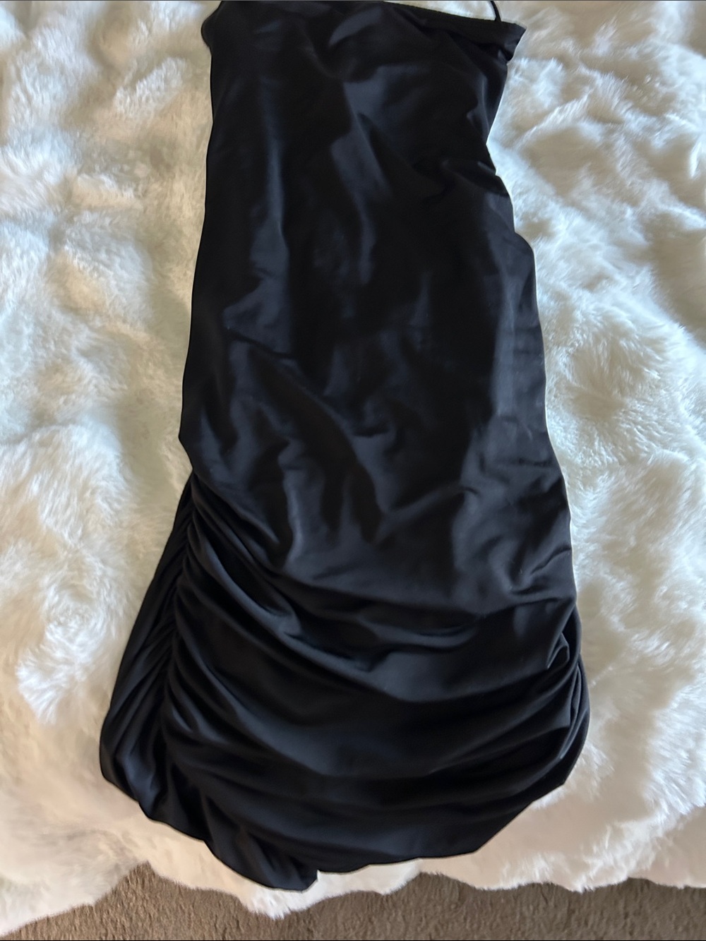 Windsor Black Spaghetti-Strap Mini Dress - Picture 2 of 7